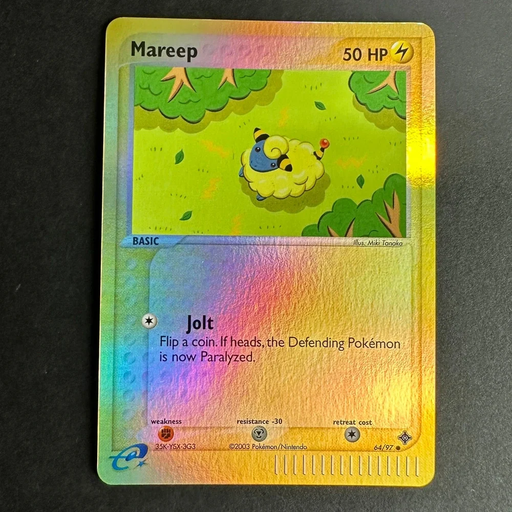 Pokemon TCG Mareep EX Dragon 64/97 Common Reverse Holo NM/LP